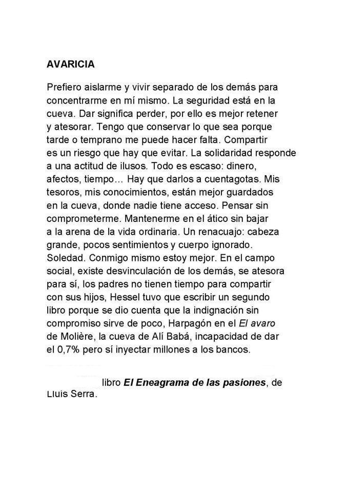 5 - Avaricia